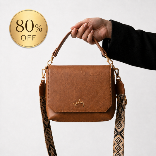 Bolso Carriel de Cuero - Promoción Exclusiva con 80% de Descuento